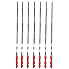 Set of 6 Stainless Steel BBQ Skewers (Set of 6)