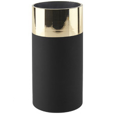 Black Manhattan Glass Vase