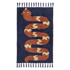 Silly Snake Cotton Floor Rug