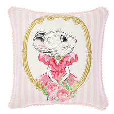 Portraits of Claris Cotton Cushion