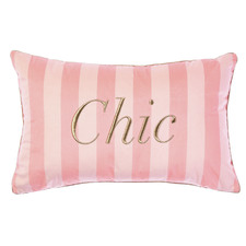Chic Embroidered Cushion