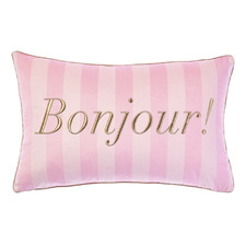 Bonjour Embroidered Cushion