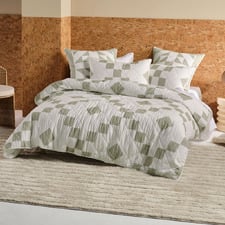 Una Cotton Slub Quilt Cover Set