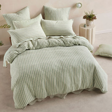 Leaf Majorca Cotton Quilt Cover Set