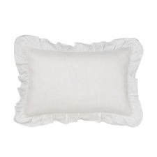 Nimes Ruffle Linen Cushion
