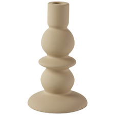 Spiral Stoneware Candle Holder