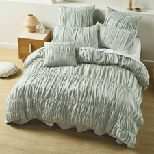 Layla Cotton Voile Quilt Cover Set