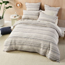 Mushroom Dana Cotton Quilt Cover Set
