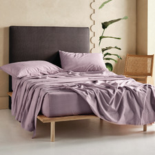 Flannelette Plain-Dyed Cotton Sheet Set