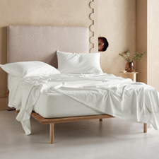 Flannelette Plain-Dyed Cotton Sheet Set