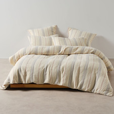 Coolum Cotton Jacquard Quilt Cover Set