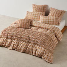 Darcy Cotton Percale Quilt Cover Set