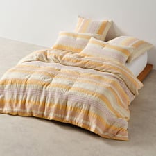 Campbell Cotton Jacquard Quilt Cover Set