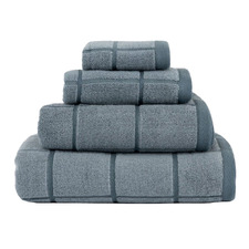 Geneva Yarn-Dyed Cotton Bathroom Towels