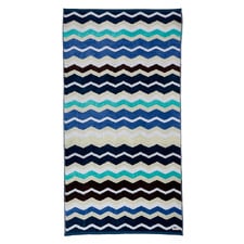 Chevron Stripe Cotton Beach Towel