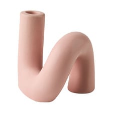 Twist Stoneware Candle Holder