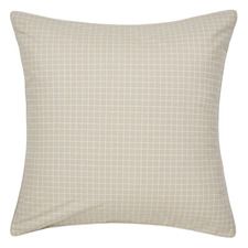 Volley Check Cotton Percale European Pillowcase