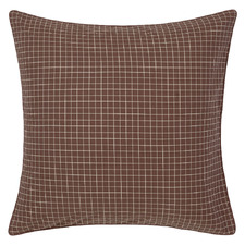 Volley Check Cotton Percale European Pillowcase