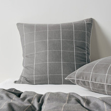 Atrium Yarn-Dyed Cotton European Pillowcase