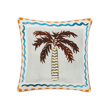 Palm Phoebe Cotton Canvas Cushion