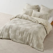 Adeline Cotton Jacquard Quilt Cover Set