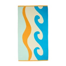 Big Wave Cotton Beach Towel