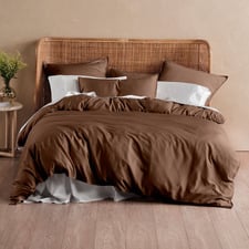 Haven Bamboo & Cotton Sateen Quilt Cover Set