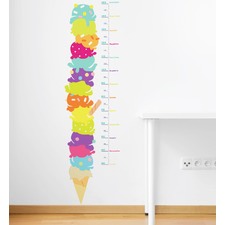 Gelato Height Chart Wall Decal