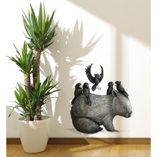 Wombat 5 Cockies Wall Decal