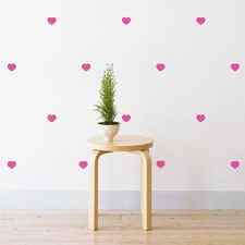 Mini Love Hearts Wall Decal