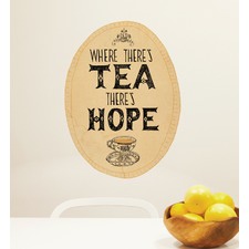 Tea Hope Wall Decal