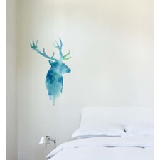 Watercolor Deer Wall Decal