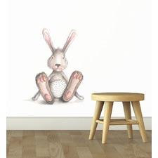 Bunny With Big Feet Wall Sticker