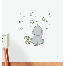 Elephant & Bunny Friends Wall Sticker