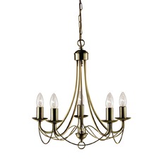 Orangis 5 Lights Metal Chandelier