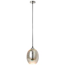 Creusot Metal & Glass Pendant Light