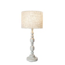 White Reze Metal Table Lamp