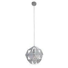 Anglet Steel Geometric Pendant