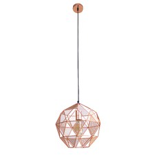 Anglet Steel Geometric Pendant