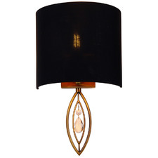Cornish Crystal & Metal Wall Light