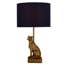 39cm Sitting Cheetah Gale Table Lamp