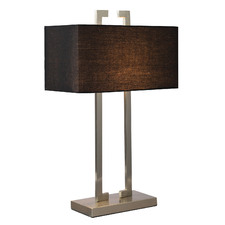 57cm Leah Metal & Fabric Table Lamp