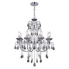 Charley Metal & Crystal 8 Light Chandelier