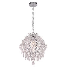 Georgia Metal & Crystal Chandelier