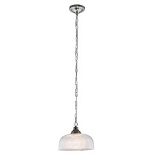 Wallace Metal & Glass Pendant Light