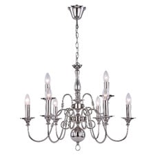 Jennings Metal 9 Light Candle Chandelier