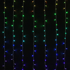 1.8m RGB Cleo LED Curtain Fairy Lights