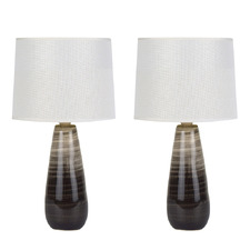 32cm Olga Ceramic Table Lamps (Set of 2)