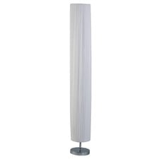 Adiel Metal & Fabric Cylinder Floor Lamp