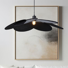 Vivien Linen Petal Pendant Light